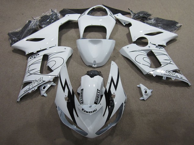 ZX6R 2005-2006 Verkleidungen - Weiß Ninja 636 ZX6R 2005-2006 Verkleidungen - Weiß Ninja 636
