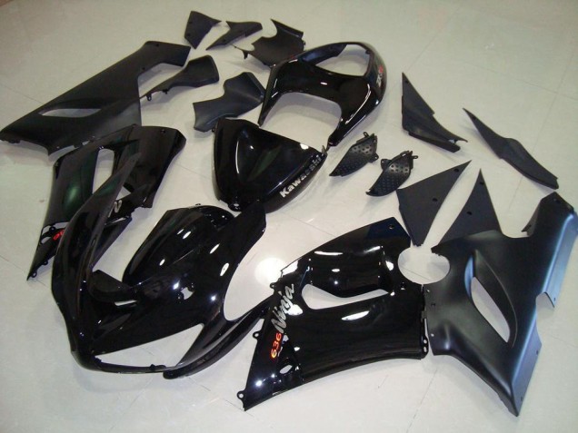 ZX6R 2005-2006 Vollverkleidung - Schwarz ZX6R 2005-2006 Vollverkleidung - Schwarz