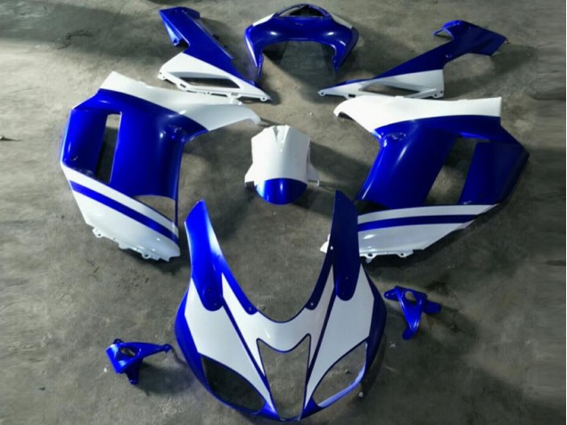 ZX6R 2007-2008 Verkleidungen - Blau Weiß