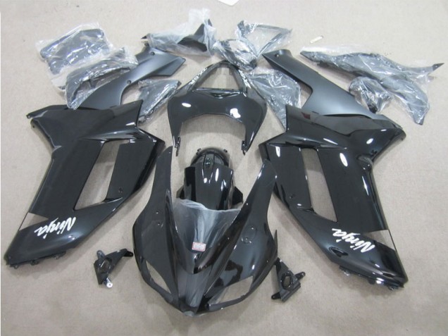 ZX6R 2007-2008 Verkleidungen - Schwarz Weiß ZX6R 2007-2008 Verkleidungen - Schwarz Weiß