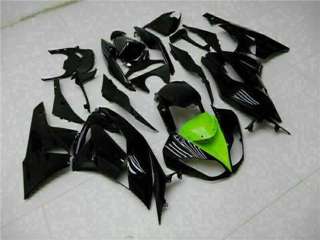 ZX6R 2009-2012 Verkleidung - Schwarz Grün ZX6R 2009-2012 Verkleidung - Schwarz Grün