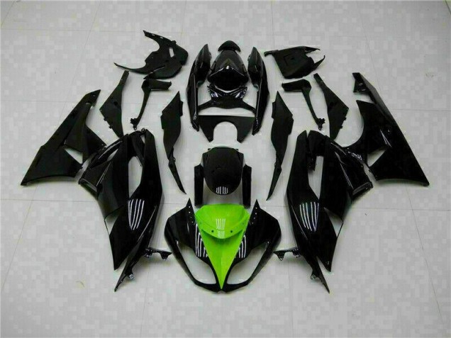 ZX6R 2009-2012 Verkleidung - Schwarz Grün ZX6R 2009-2012 Verkleidung - Schwarz Grün