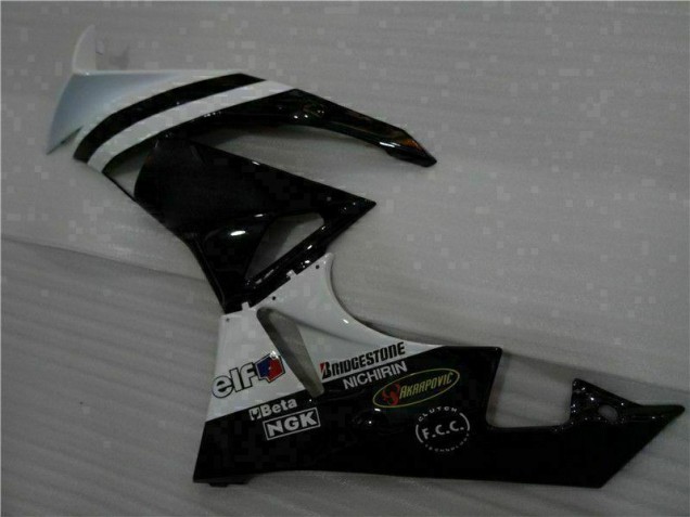 ZX6R 2009-2012 Verkleidung - Schwarz Weiß 3M Touch4 ZX6R 2009-2012 Verkleidung - Schwarz Weiß 3M Touch4