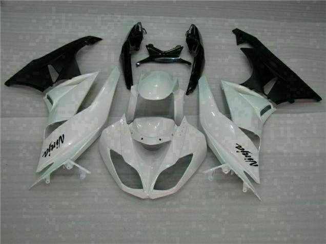 ZX6R 2009-2012 Verkleidung - Weiß Schwarz ZX6R 2009-2012 Verkleidung - Weiß Schwarz