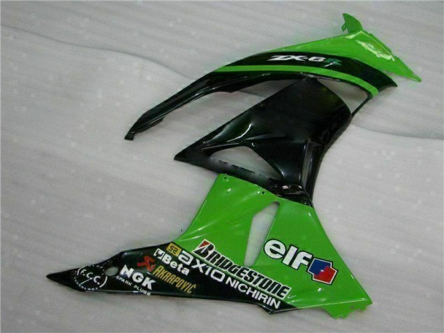 ZX6R 2009-2012 Verkleidungen - Grün Schwarz ZX6R 2009-2012 Verkleidungen - Grün Schwarz