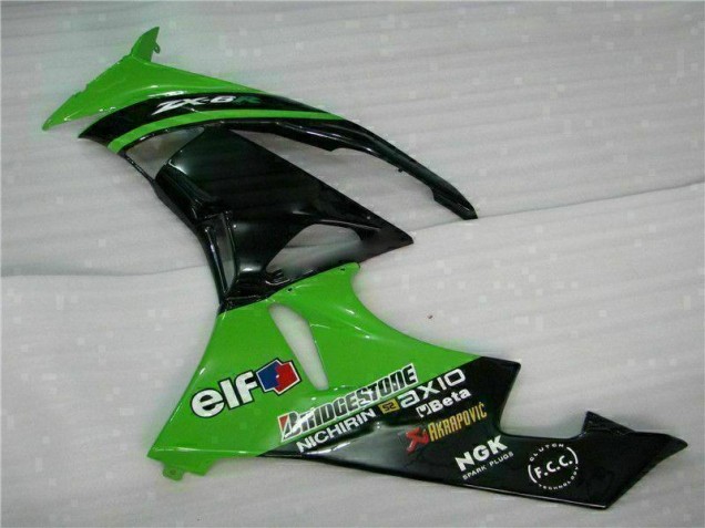 ZX6R 2009-2012 Verkleidungen - Grün Schwarz ZX6R 2009-2012 Verkleidungen - Grün Schwarz