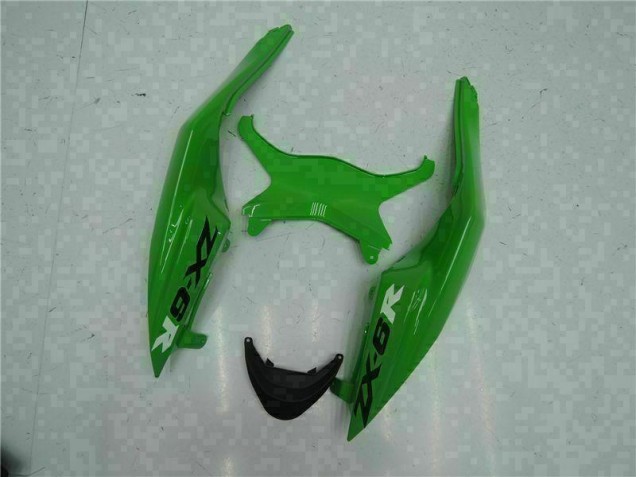 ZX6R 2009-2012 Verkleidungen & Plastik - Schwarz Grün ZX6R 2009-2012 Verkleidungen & Plastik - Schwarz Grün