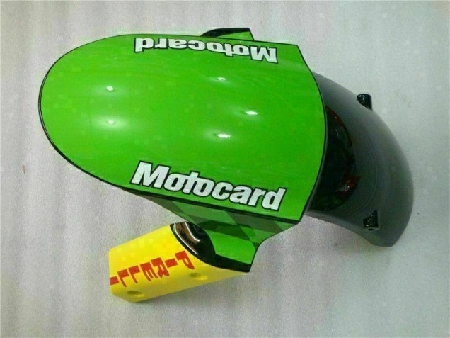 ZX6R 2009-2012 Verkleidungen - Rot Grün Motocard ZX6R 2009-2012 Verkleidungen - Rot Grün Motocard
