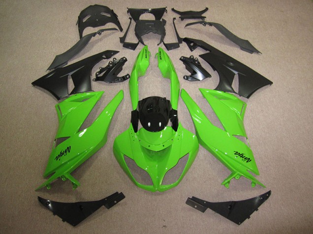 ZX6R 2009-2012 Verkleidungen - Schwarz Grün ZX6R 2009-2012 Verkleidungen - Schwarz Grün