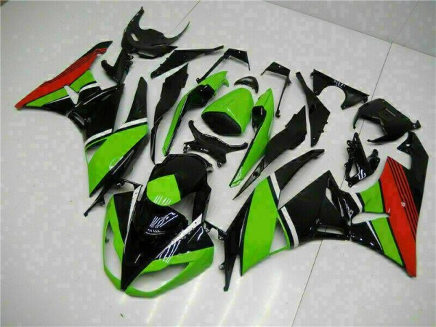 ZX6R 2009-2012 Verkleidungen - Schwarz Grün Rot ZX6R 2009-2012 Verkleidungen - Schwarz Grün Rot