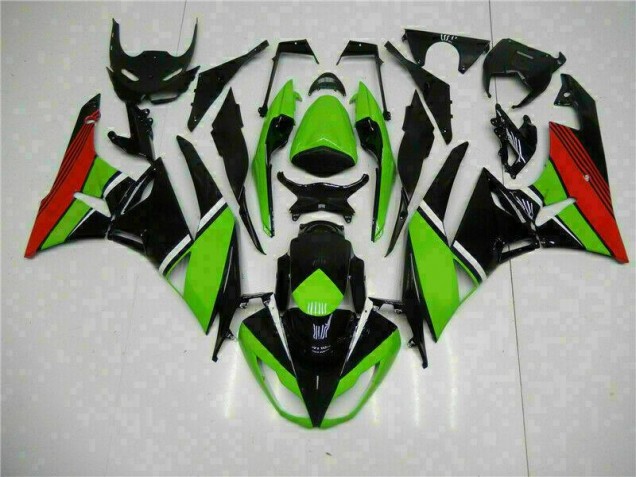 ZX6R 2009-2012 Verkleidungen - Schwarz Grün Rot ZX6R 2009-2012 Verkleidungen - Schwarz Grün Rot