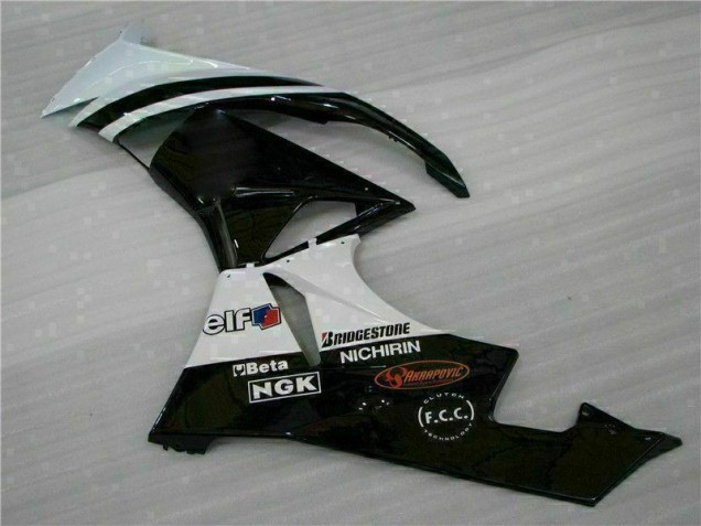 ZX6R 2009-2012 Verkleidungen - Schwarz Weiß 3M Touch4 ZX6R 2009-2012 Verkleidungen - Schwarz Weiß 3M Touch4