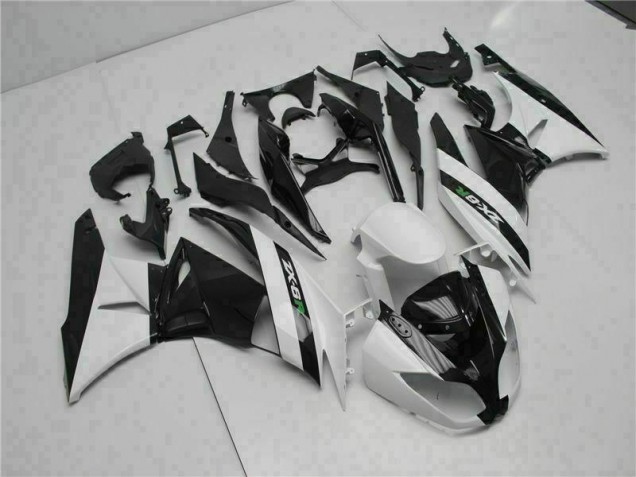 ZX6R 2009-2012 Verkleidungen - Schwarz Weiß ZX6R 2009-2012 Verkleidungen - Schwarz Weiß