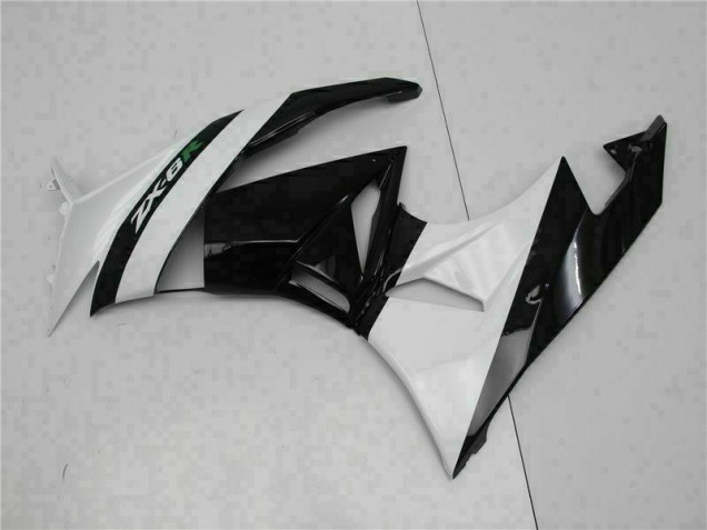 ZX6R 2009-2012 Verkleidungen - Schwarz Weiß ZX6R 2009-2012 Verkleidungen - Schwarz Weiß