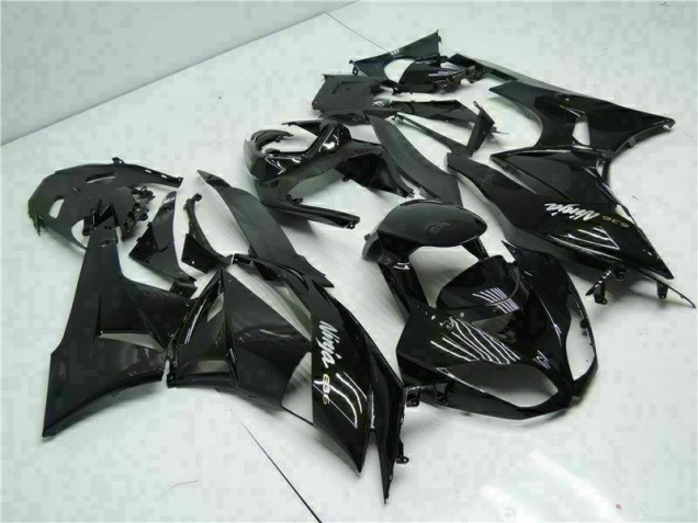 ZX6R 2009-2012 Verkleidungen - Schwarz Weiß Ninja 636 ZX6R 2009-2012 Verkleidungen - Schwarz Weiß Ninja 636