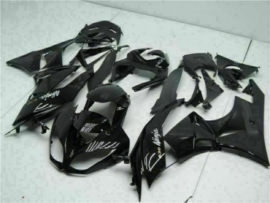 ZX6R 2009-2012 Verkleidungen - Schwarz Weiß Ninja 636