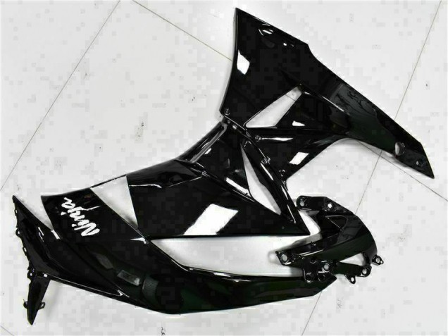 ZX6R 2009-2012 Verkleidungen - Schwarz Weißer Ninja ZX6R 2009-2012 Verkleidungen - Schwarz Weißer Ninja