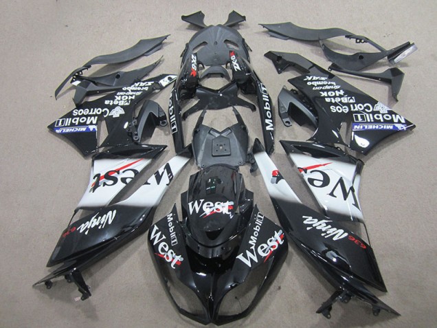 ZX6R 2009-2012 Verkleidungen - Schwarz West ZX6R 2009-2012 Verkleidungen - Schwarz West