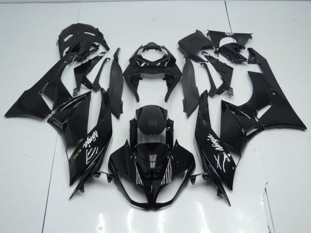 ZX6R 2009-2012 Verkleidungen - Schwarzer OEM Stil