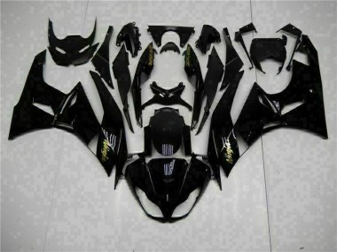 ZX6R 2009-2012 Verkleidungen - Schwarzgold Ninja