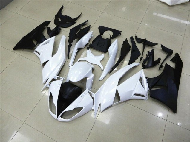 ZX6R 2009-2012 Verkleidungen - Weiß