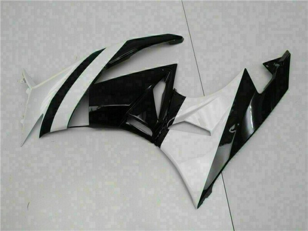 ZX6R 2009-2012 Verkleidungen - Weiß Schwarz