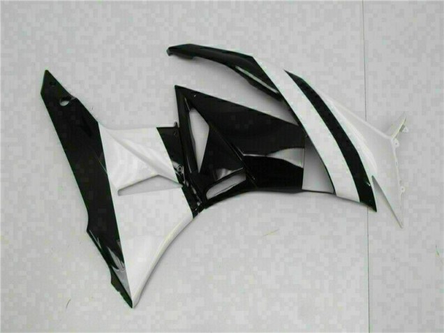 ZX6R 2009-2012 Verkleidungen - Weiß Schwarz