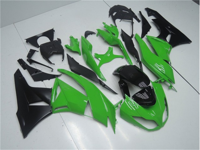 ZX6R 2009-2012 Vollverkleidung - Grün Schwarz