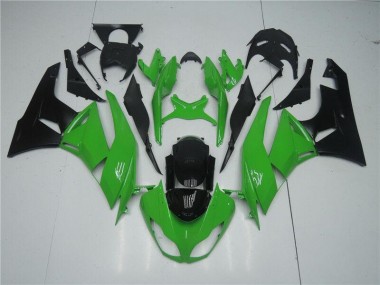 ZX6R 2009-2012 Vollverkleidung - Grün Schwarz