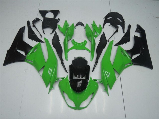 ZX6R 2009-2012 Vollverkleidung - Grün Schwarz