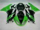 ZX6R 2009-2012 Vollverkleidung - Schwarz Grün