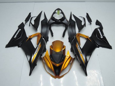 ZX6R 2013-2018 Verkleidung - Schwarz Gold