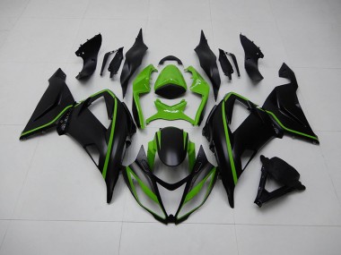 ZX6R 2013-2018 Verkleidung - Schwarz Grün