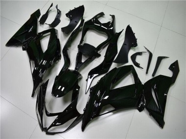 ZX6R 2013-2018 Verkleidungen - Glänzend Schwarz