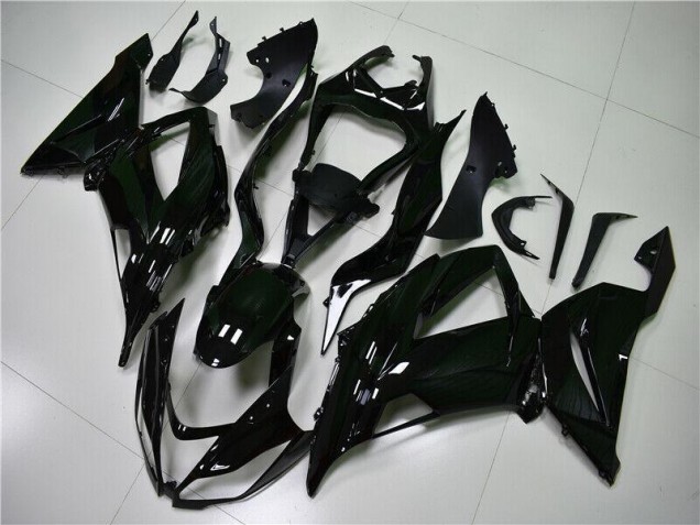 ZX6R 2013-2018 Verkleidungen - Glänzend Schwarz