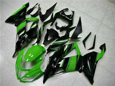 ZX6R 2013-2018 Verkleidungen - Schwarz Grün