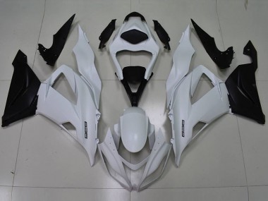 ZX6R 2013-2018 Verkleidungen - Weiß Schwarz 636