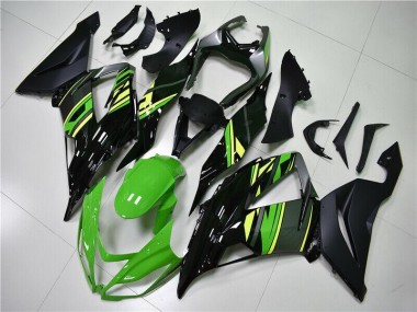 ZX6R 2013-2018 Vollverkleidung - Grün Schwarz