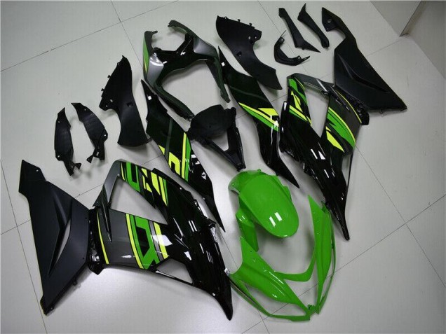 ZX6R 2013-2018 Vollverkleidung - Grün Schwarz ZX6R 2013-2018 Vollverkleidung - Grün Schwarz