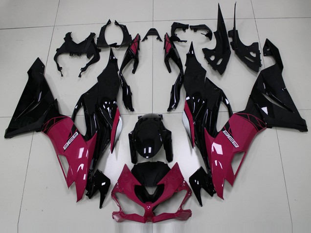 ZX6R 2019-2023 Verkleidungen - Rosa Schwarz ZX6R 2019-2023 Verkleidungen - Rosa Schwarz