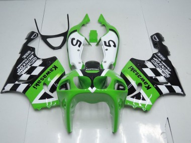 ZX7R 1996-2003 Verkleidungen - Grün Schwarz und Weiß