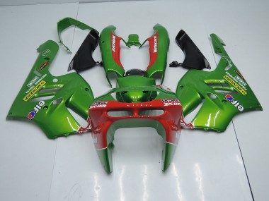 ZX9R 1994-1997 Verkleidungen - Grün Rot
