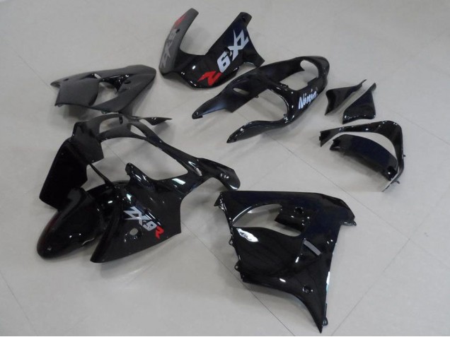 ZX9R 2000-2001 Verkleidungen - Schwarz mit grauen Aufklebern ZX9R 2000-2001 Verkleidungen - Schwarz mit grauen Aufklebern